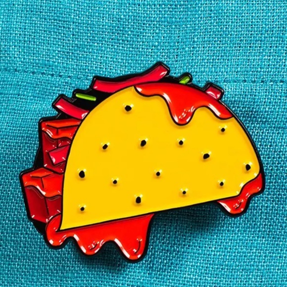 New Good Mythical Morning GMM Pork Blood Taco Pin of the Month - Picture 1 of 2